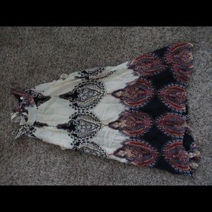 Paisley trapeze dress